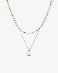 The Effortless Necklace Set | Platinum Plated Necklaces Missoma 