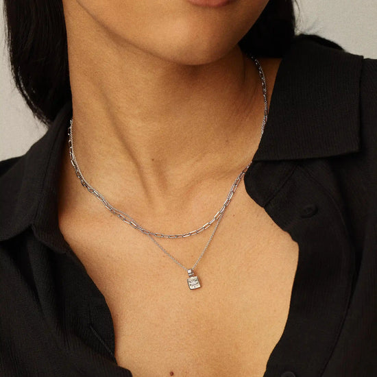 The Effortless Necklace Set | Platinum Plated Necklaces Missoma 