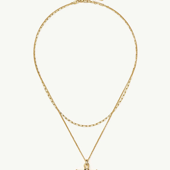 The Founder T-bar Necklace Set | 18k Gold Plated Necklace Sets Missoma 