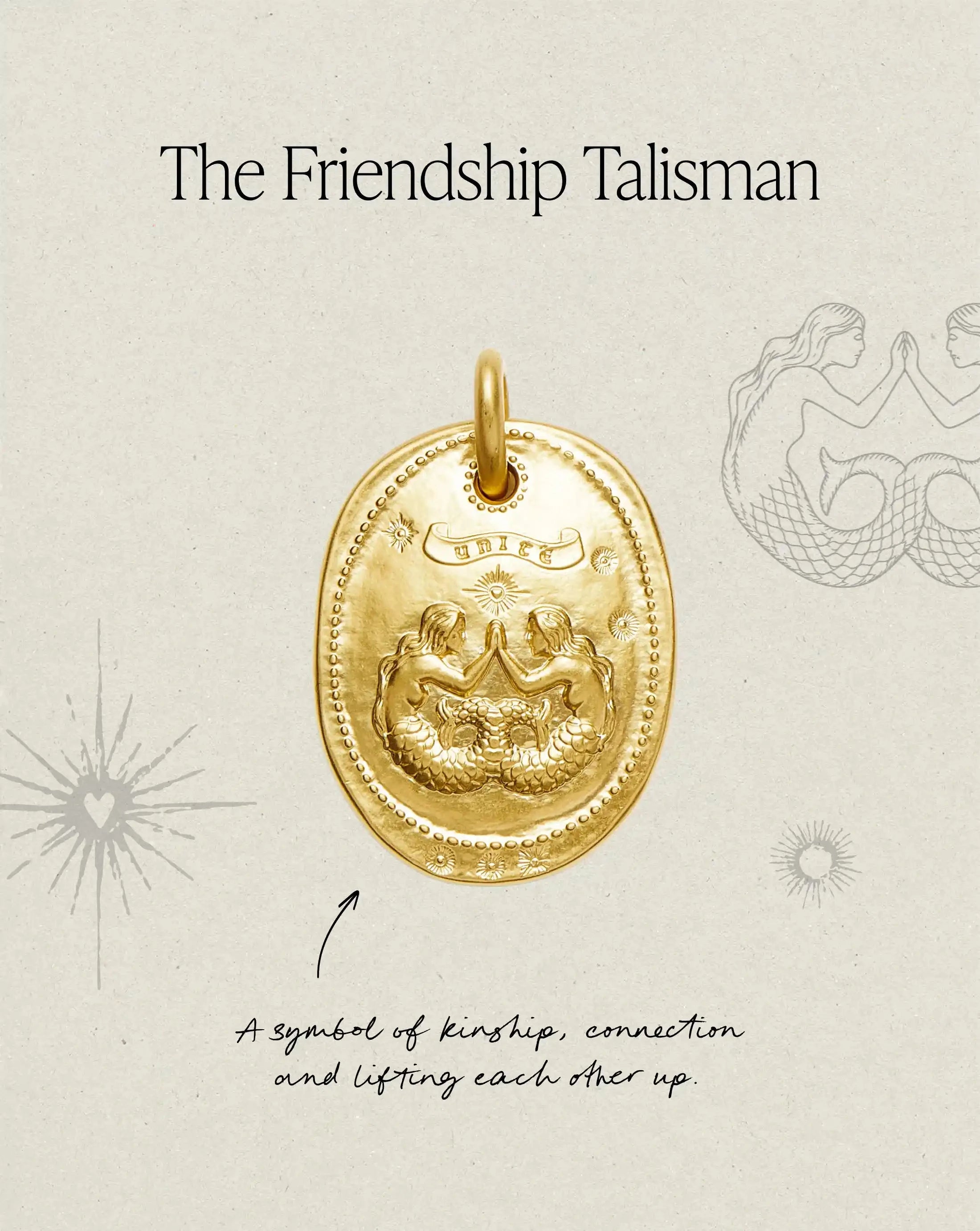 The Friendship Talisman Necklace | 18k Gold Plated Necklaces Missoma 