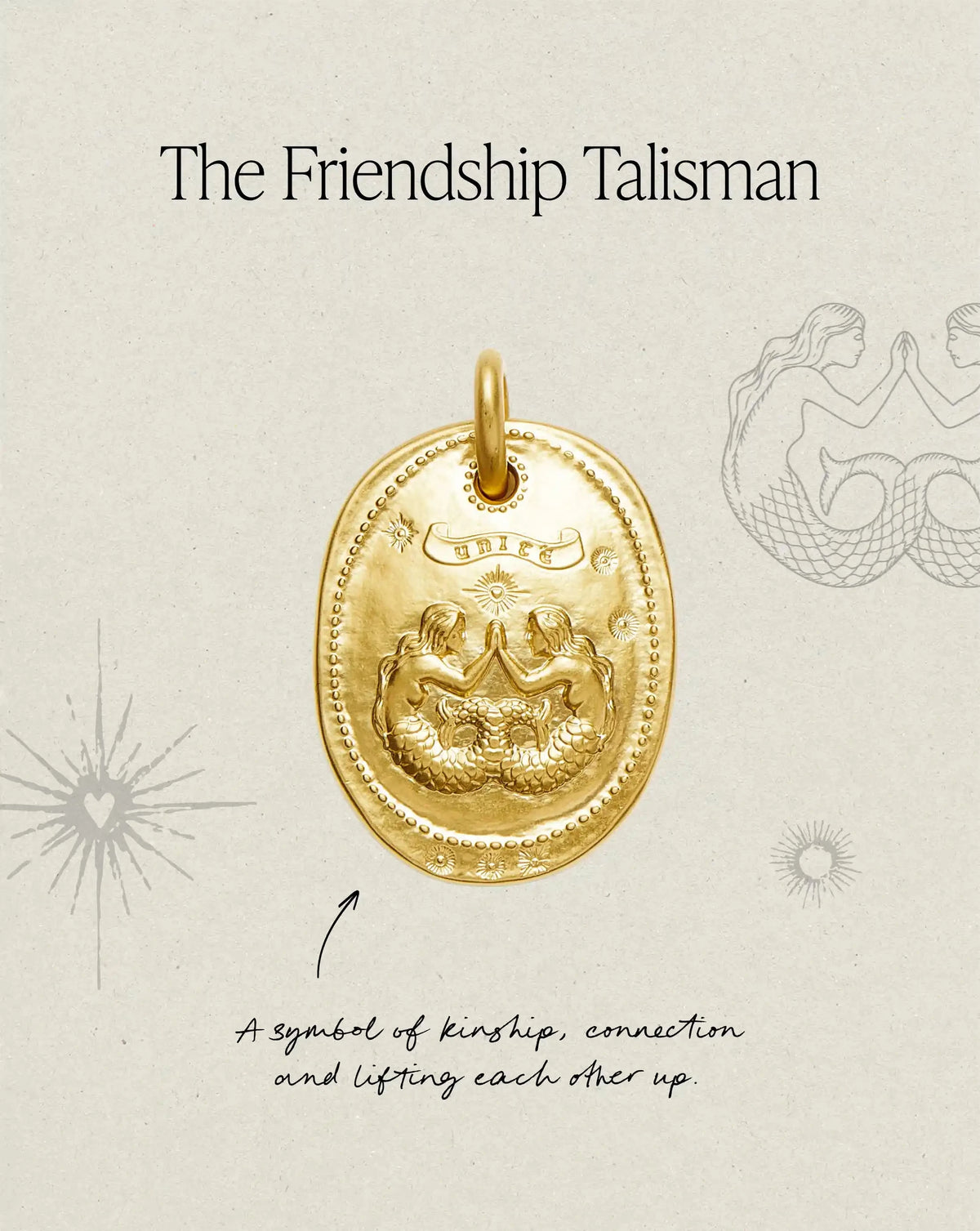 The Friendship Talisman Necklace | 18k Gold Plated Necklaces Missoma 