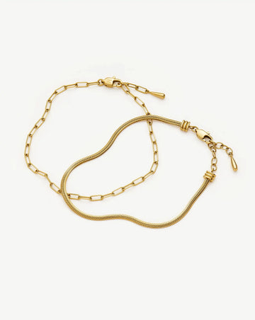 The Go-To Bracelet Set | 18k Gold Plated Bracelets Missoma 