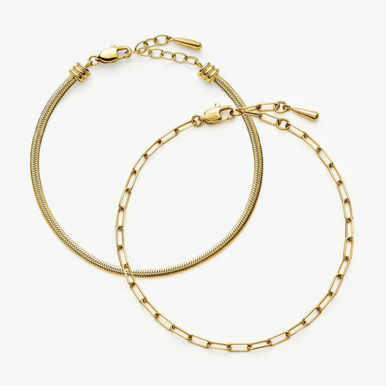 The Go-To Bracelet Set | 18k Gold Plated Bracelets Missoma 