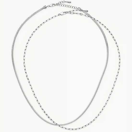 The Go-To Necklace Set | Platinum Plated Necklaces Missoma 