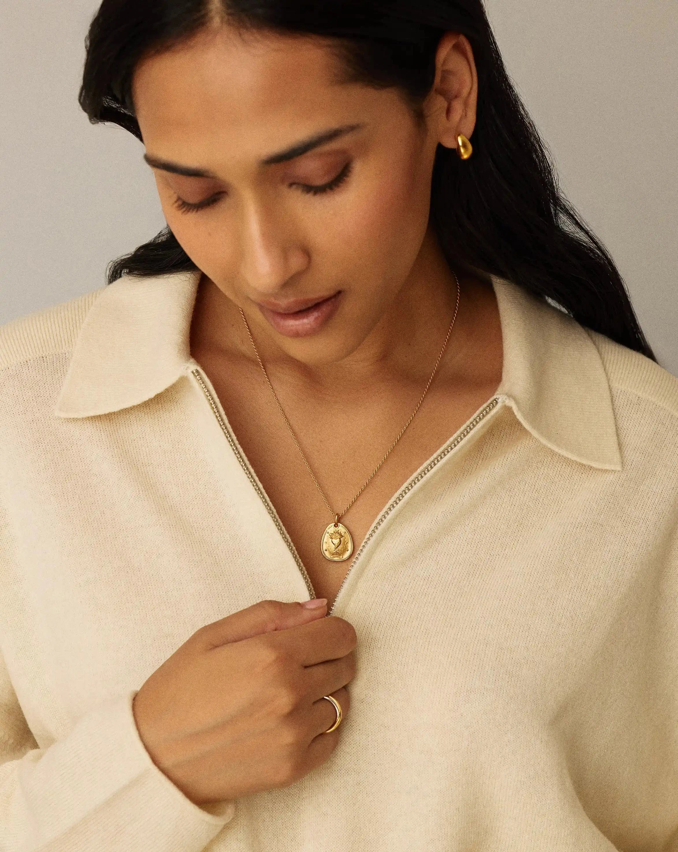 The Heart Talisman Necklace | 18k Gold Plated Necklaces Missoma 