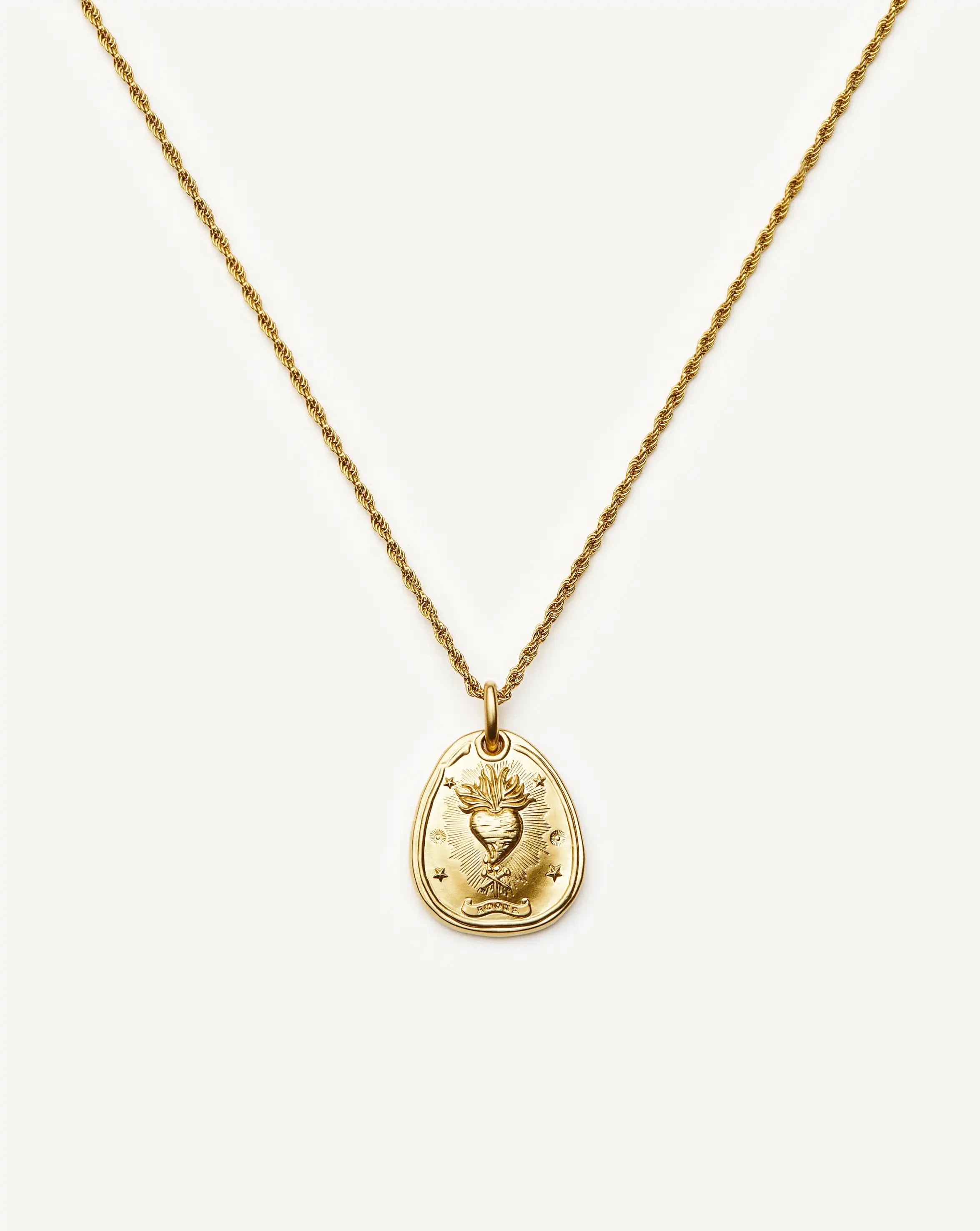 The Heart Talisman Necklace | 18k Gold Plated Necklaces Missoma 