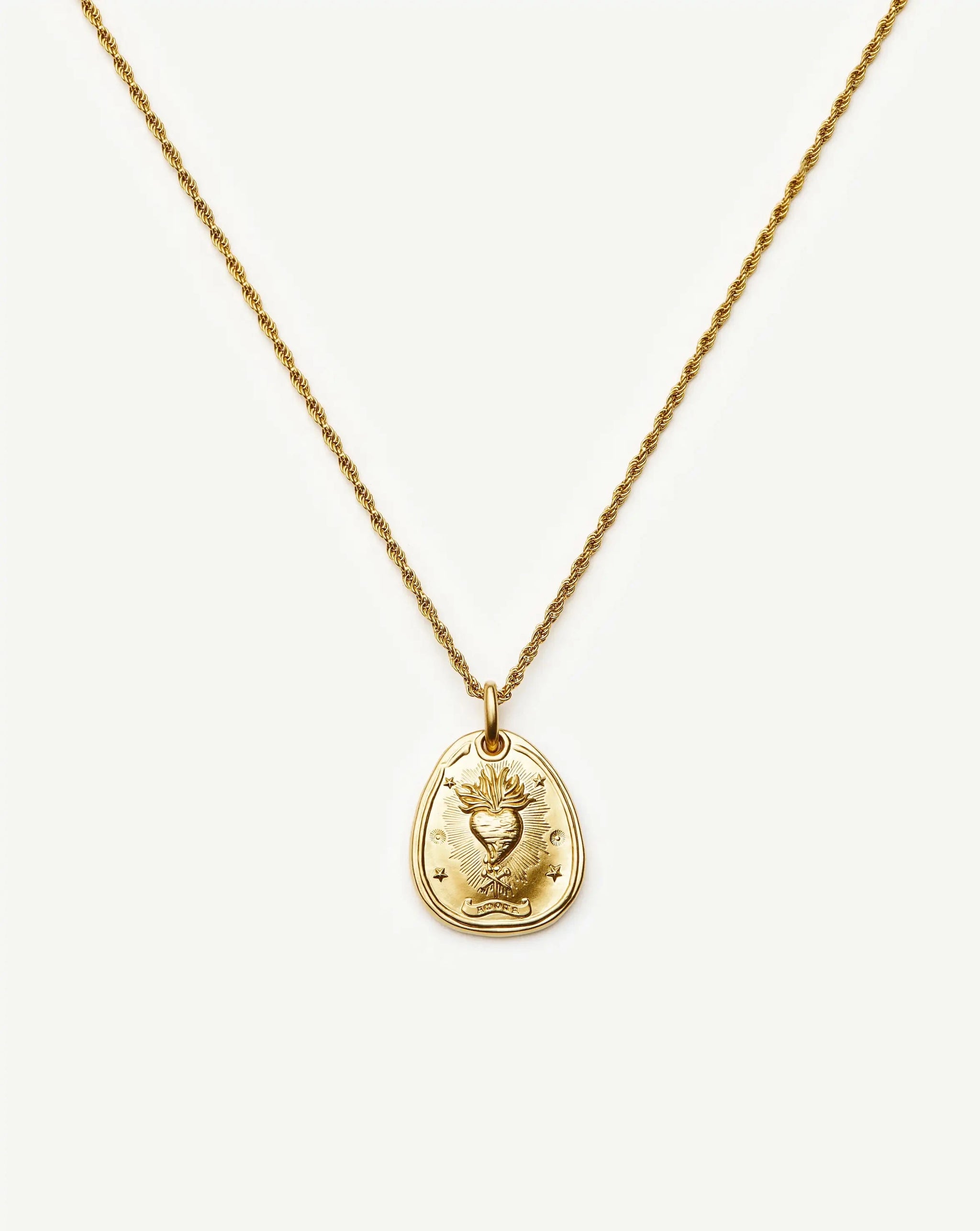 The Heart Talisman Necklace | 18k Gold Plated Necklaces Missoma 