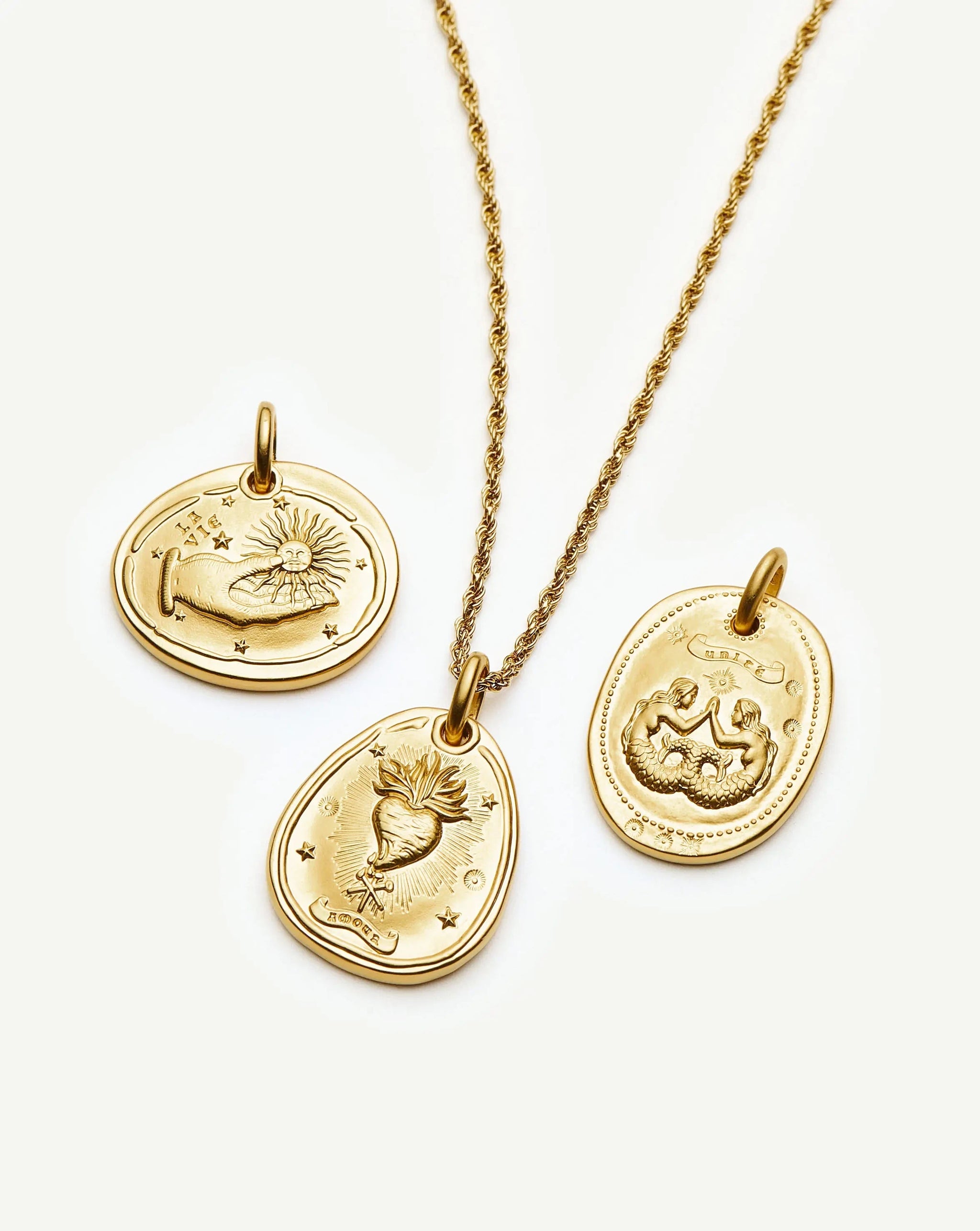 The Heart Talisman Pendant | 18k Gold Plated Pendants Missoma 