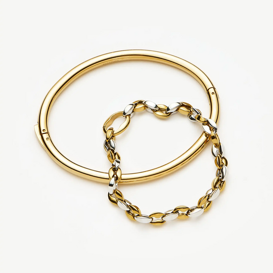 The Mix it Up Bracelet Set | Mixed Metal Bracelets Missoma 