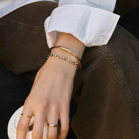 The Mix it Up Bracelet Set | Mixed Metal Bracelets Missoma 