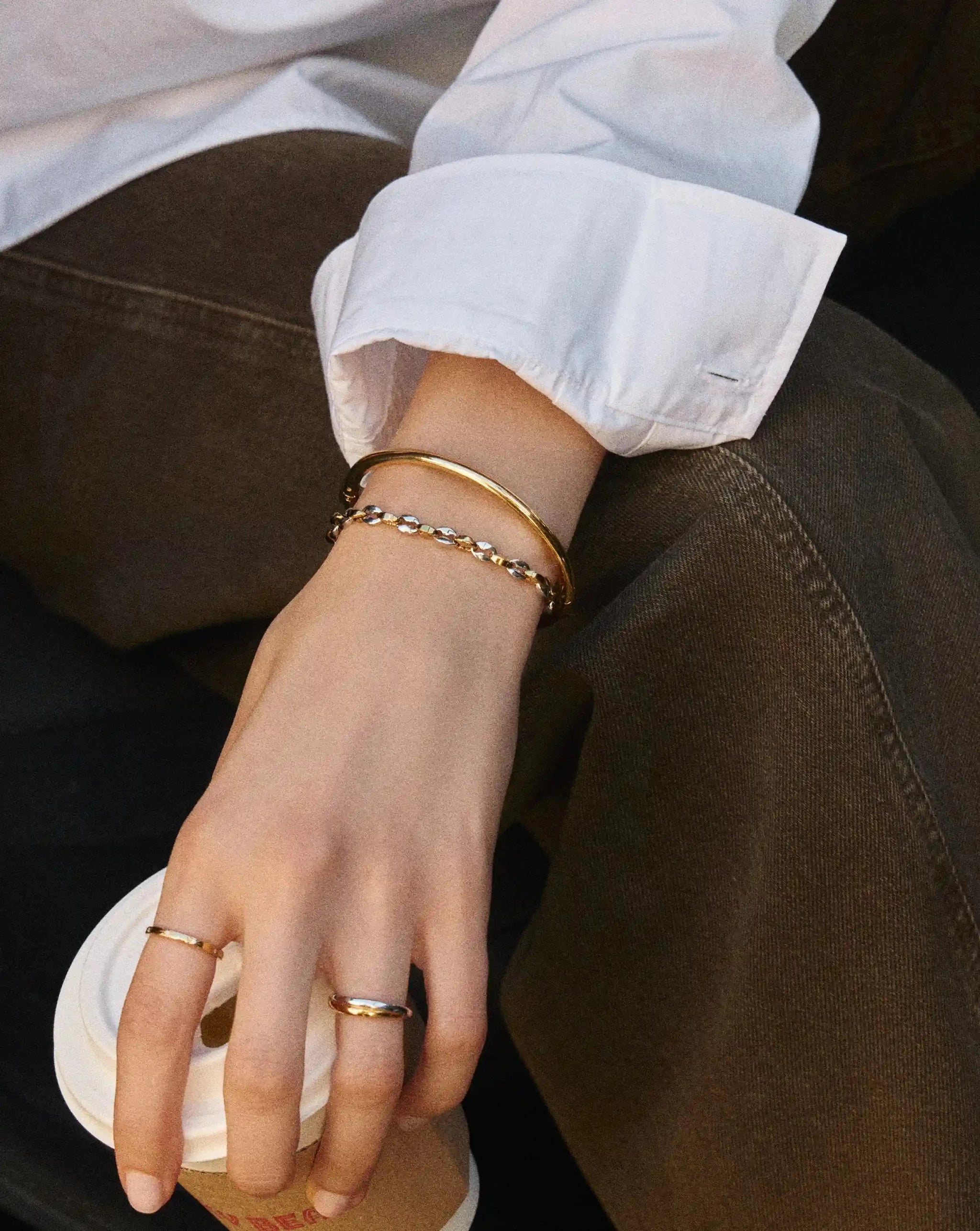 The Mix it Up Bracelet Set | Mixed Metal Bracelets Missoma 