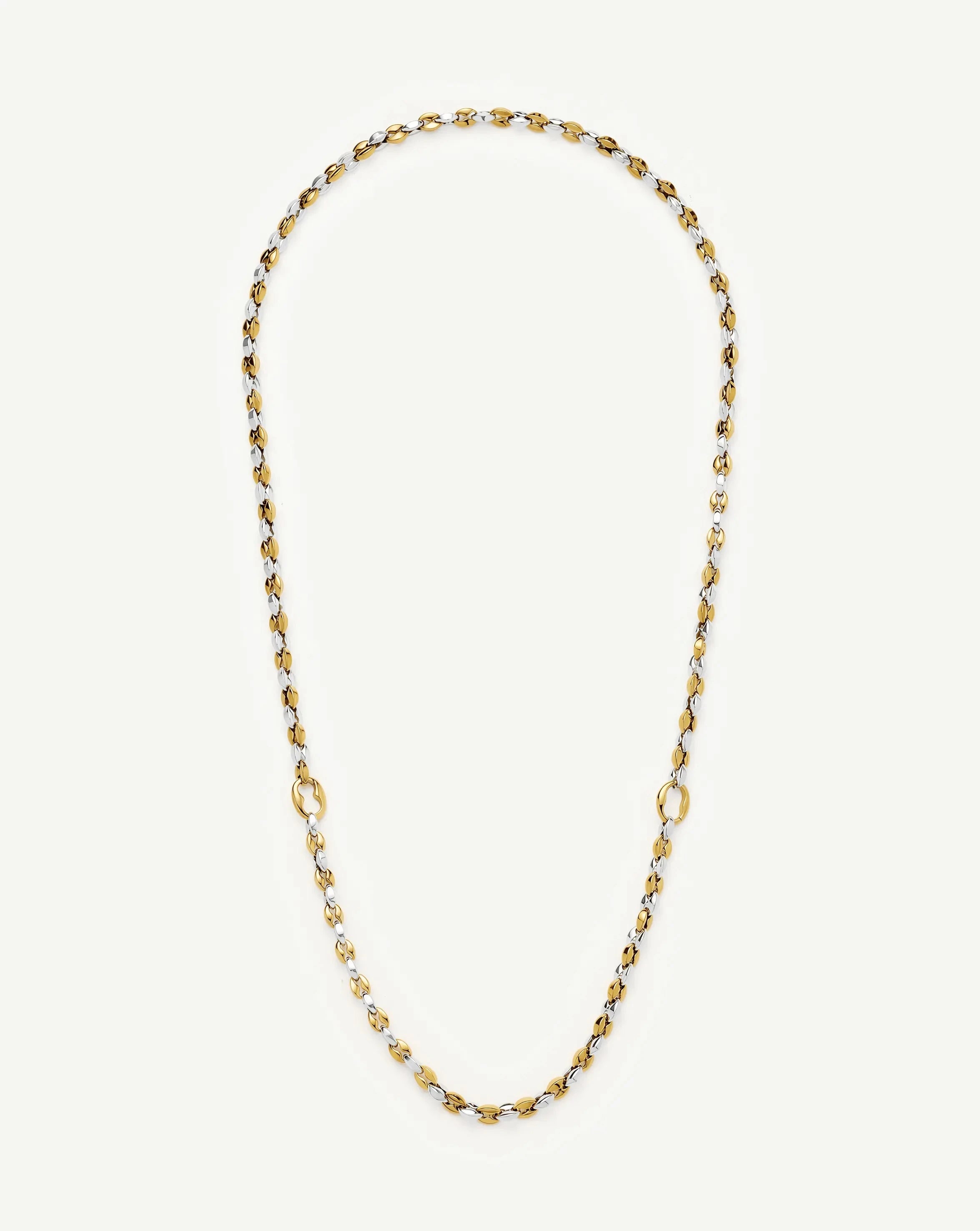 The Mixed Metal Chain Set | Mixed Metal Necklace Sets Missoma 