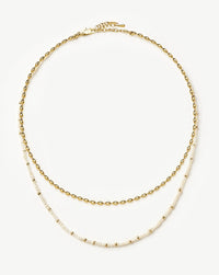 The Pearl-fect Necklace Set | 18k Gold Plated Necklaces Missoma 