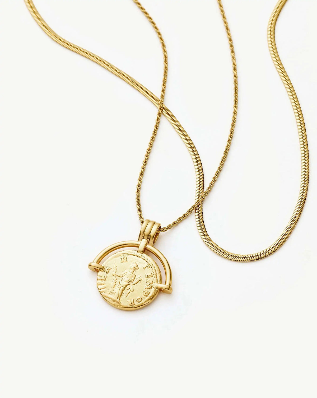 The Roman Arc Everyday Necklace Set | 18k Gold Plated Necklace Sets Missoma 
