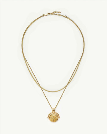 The Roman Arc Everyday Necklace Set | 18k Gold Plated Necklace Sets Missoma 