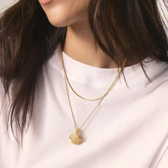 The Roman Arc Everyday Necklace Set | 18k Gold Plated Necklace Sets Missoma 