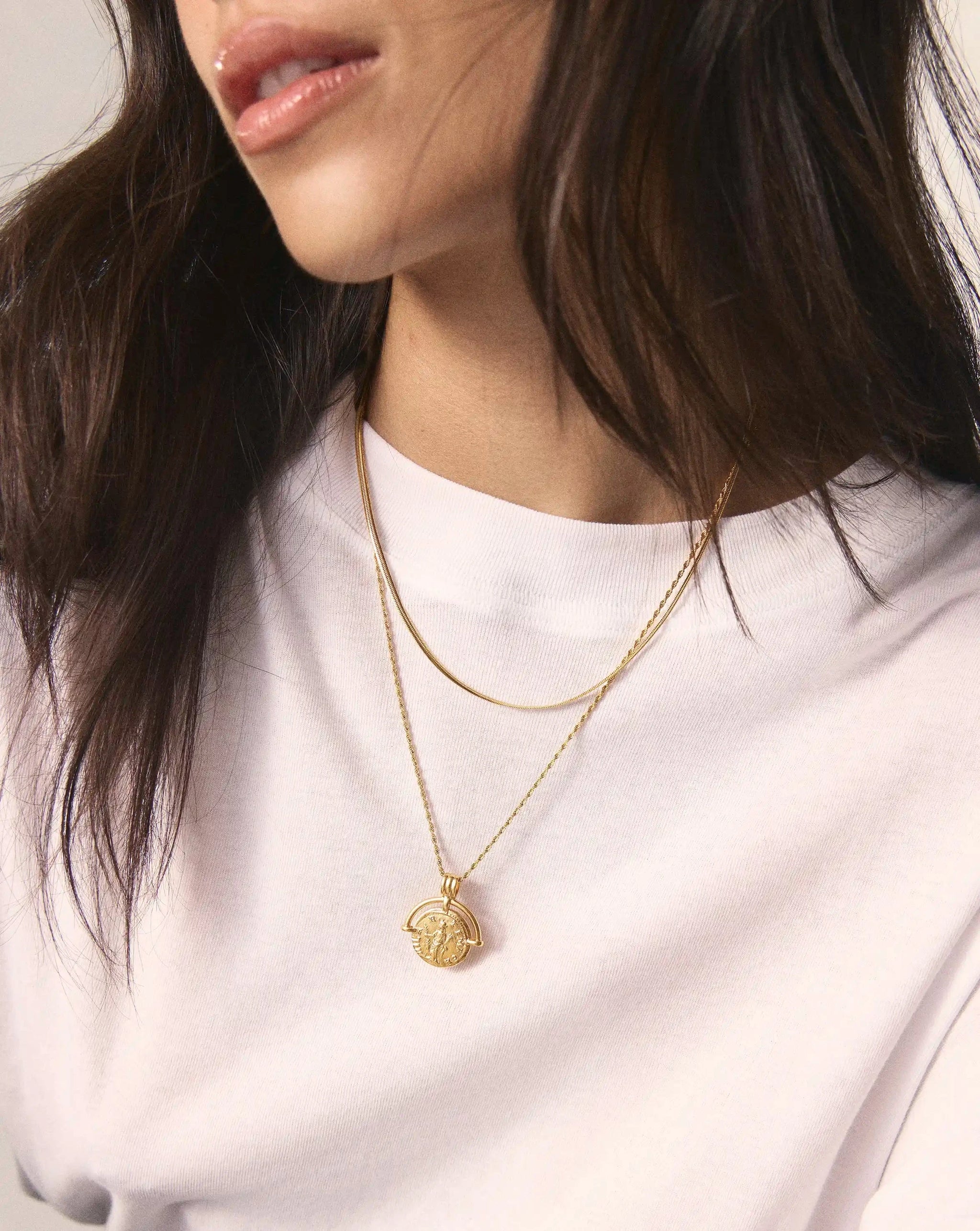 The Roman Arc Everyday Necklace Set | 18k Gold Plated Necklace Sets Missoma 