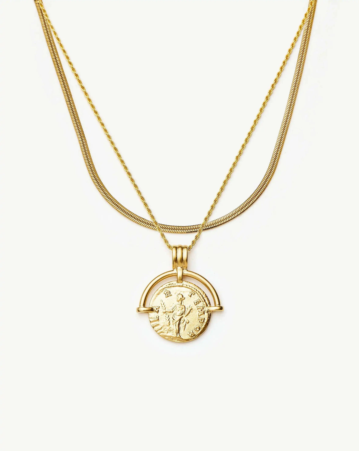 The Roman Arc Everyday Necklace Set | 18k Gold Plated Necklace Sets Missoma 