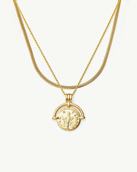 The Roman Arc Everyday Necklace Set | 18k Gold Plated Necklace Sets Missoma 