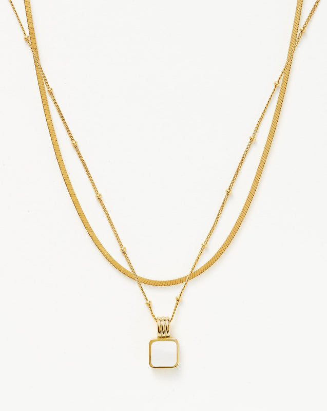 The Signature Gemstone Necklace Set