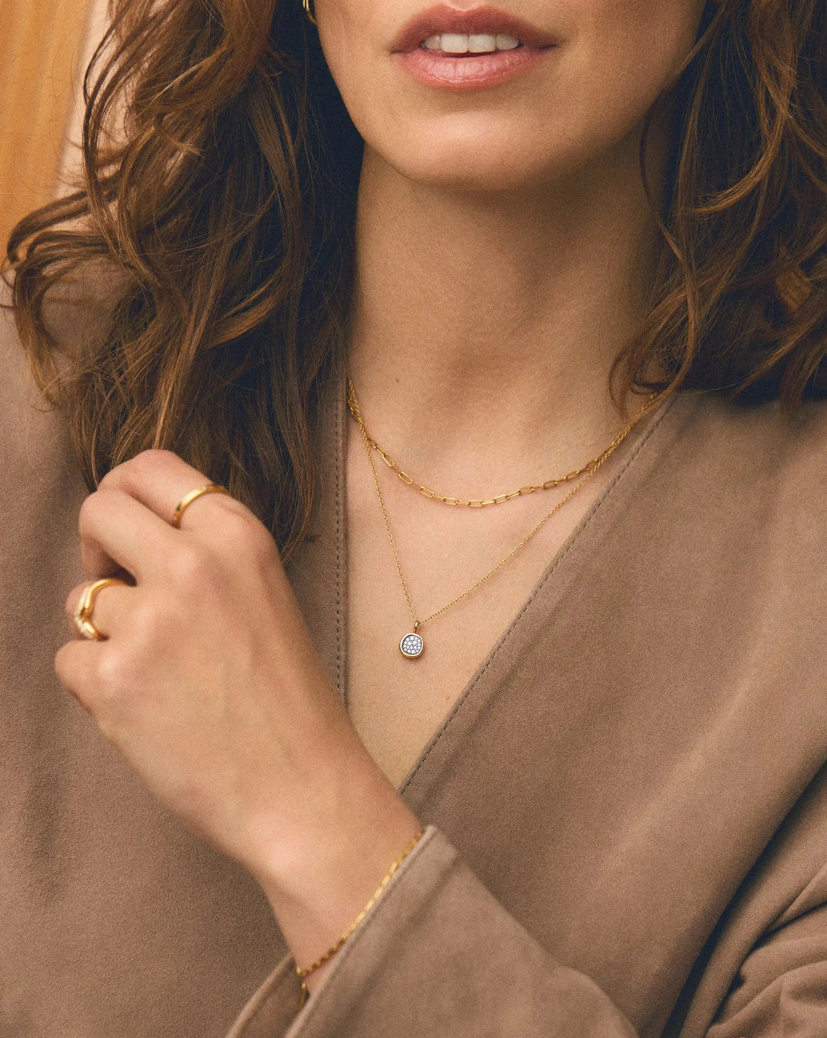The Treat Yourself Necklace Set | 18k Gold Plated/Cubic Zirconia Necklace Sets Missoma 