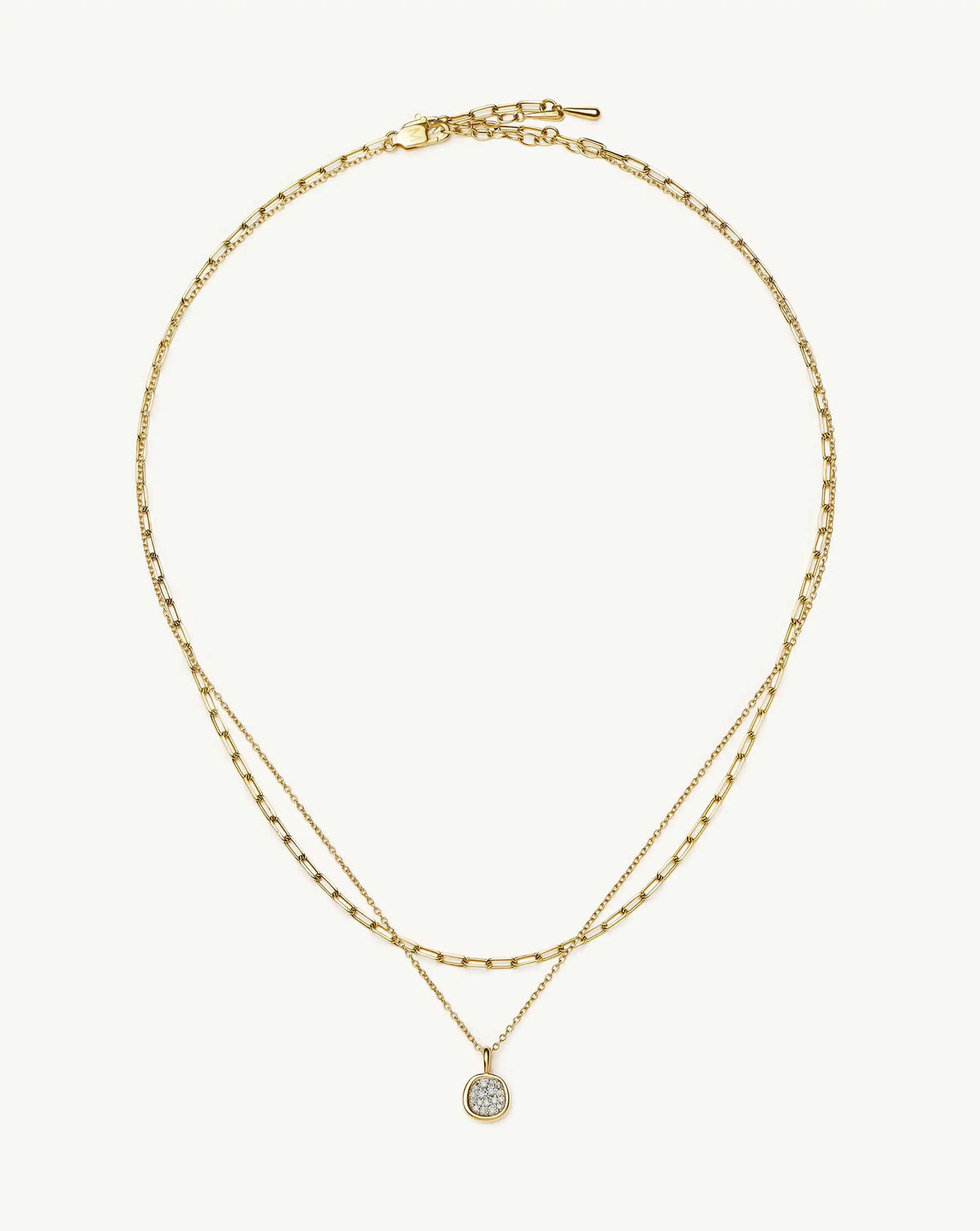 The Treat Yourself Necklace Set | 18k Gold Plated/Cubic Zirconia Necklace Sets Missoma 