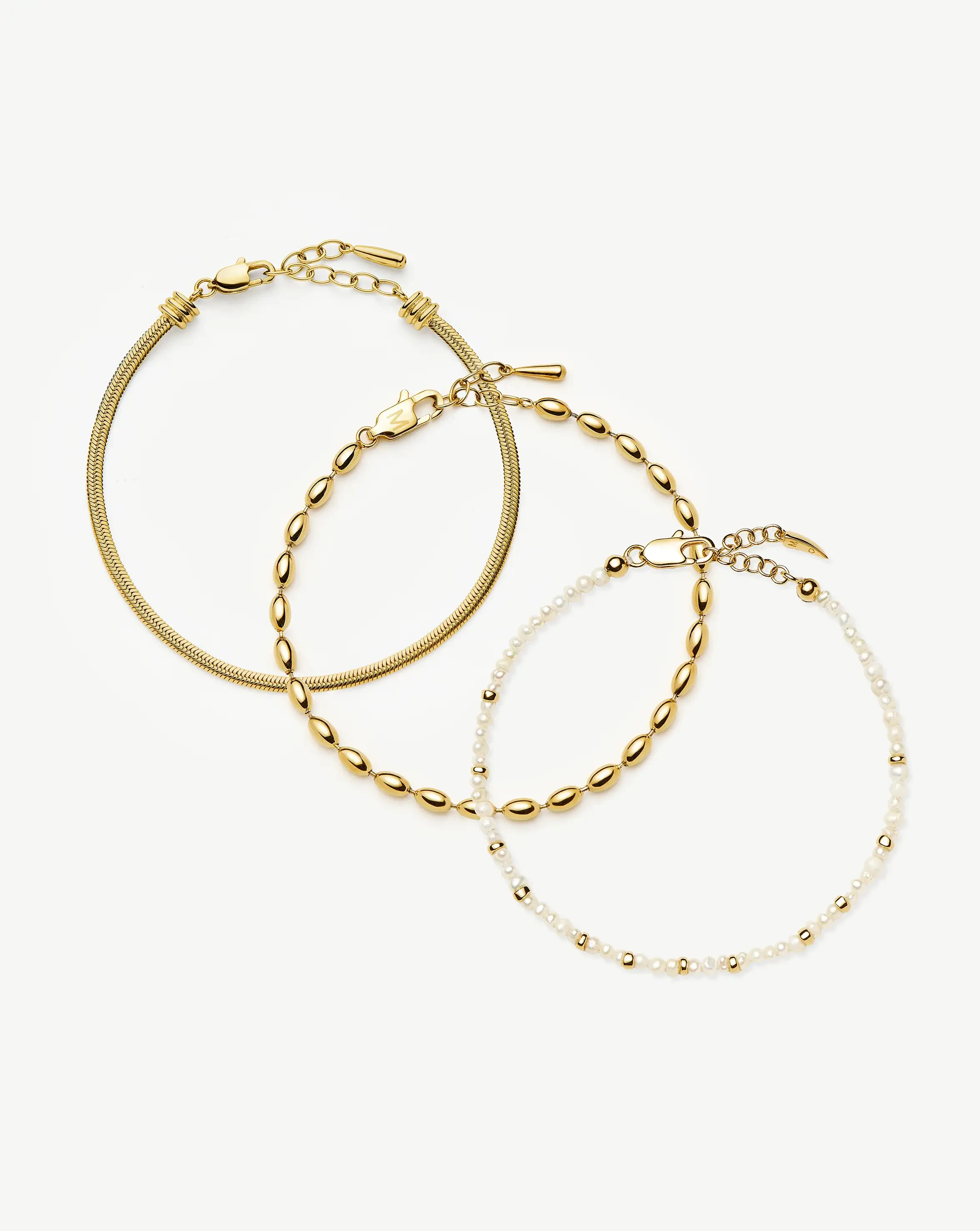 The Ultimate Bracelet Set | 18k Gold Plated Bracelets Missoma 