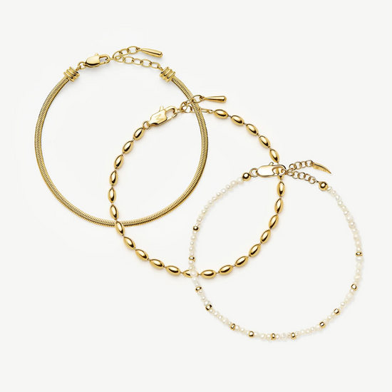 The Ultimate Bracelet Set | 18k Gold Plated Bracelets Missoma 
