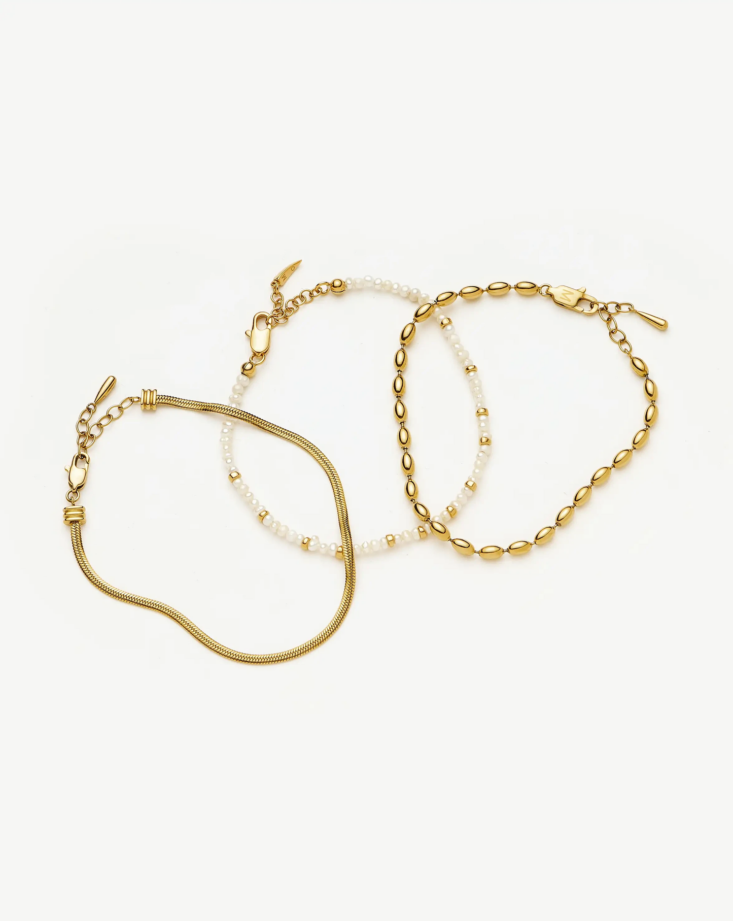 The Ultimate Bracelet Set | 18k Gold Plated Bracelets Missoma 