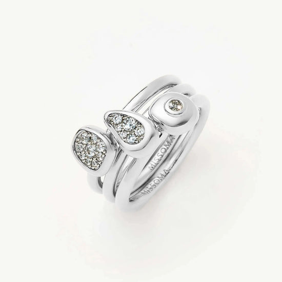 The Ultimate Triple Ring Set | Silver Plated/Cubic Zirconia Ring Sets Missoma 