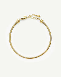 Thin Snake Chain Bracelet | 18k Gold Plated Bracelets Missoma 