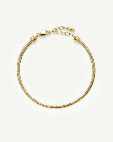 Thin Snake Chain Bracelet | 18k Gold Plated Bracelets Missoma 