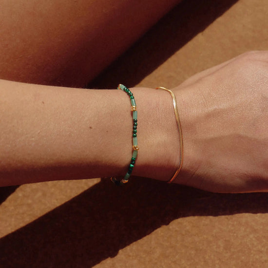 Thin Snake Chain Bracelet | 18k Gold Plated Bracelets Missoma 