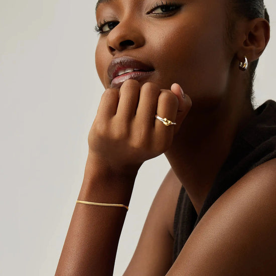 Thin Snake Chain Bracelet | 18k Gold Plated Bracelets Missoma 