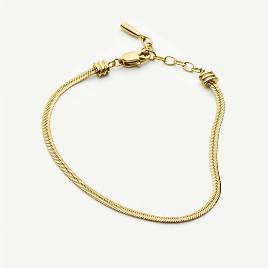 Thin Snake Chain Bracelet | 18k Gold Plated Bracelets Missoma 