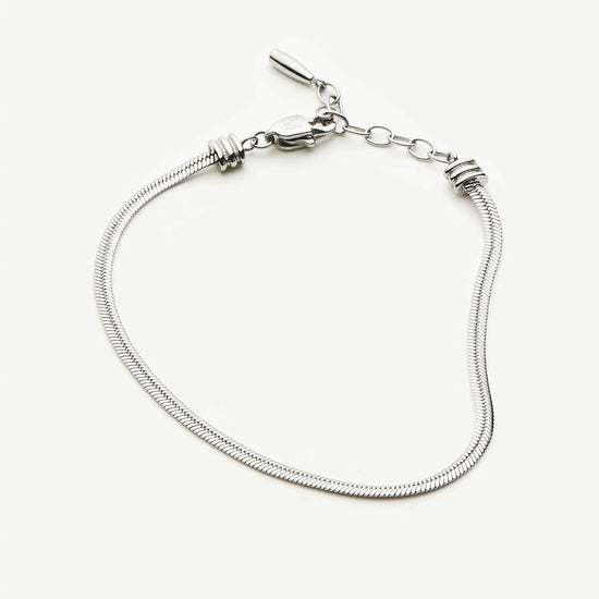 Thin Snake Chain Bracelet | Platinum Plated Bracelets Missoma 