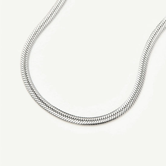 Thin Snake Chain Bracelet | Platinum Plated Bracelets Missoma 