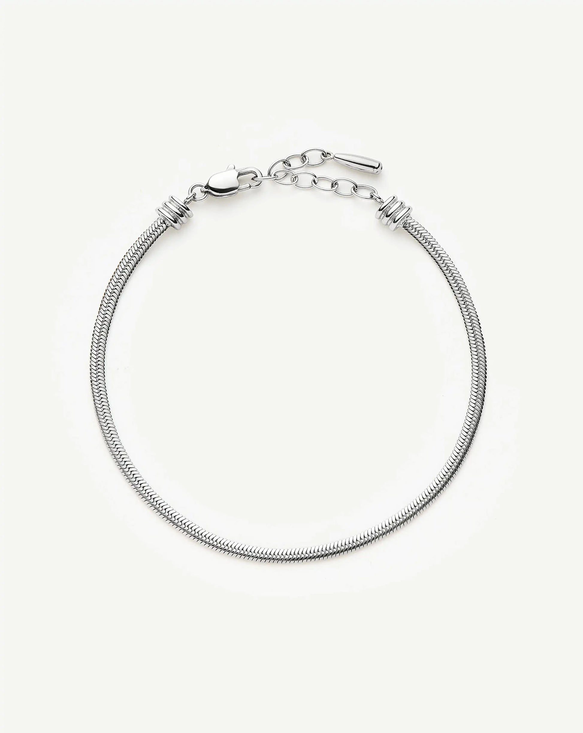 Thin Snake Chain Bracelet | Platinum Plated Bracelets Missoma 