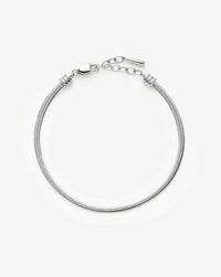 Thin Snake Chain Bracelet | Platinum Plated Bracelets Missoma 