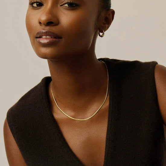 Thin Snake Chain Necklace | 18k Gold Plated Necklaces Missoma 