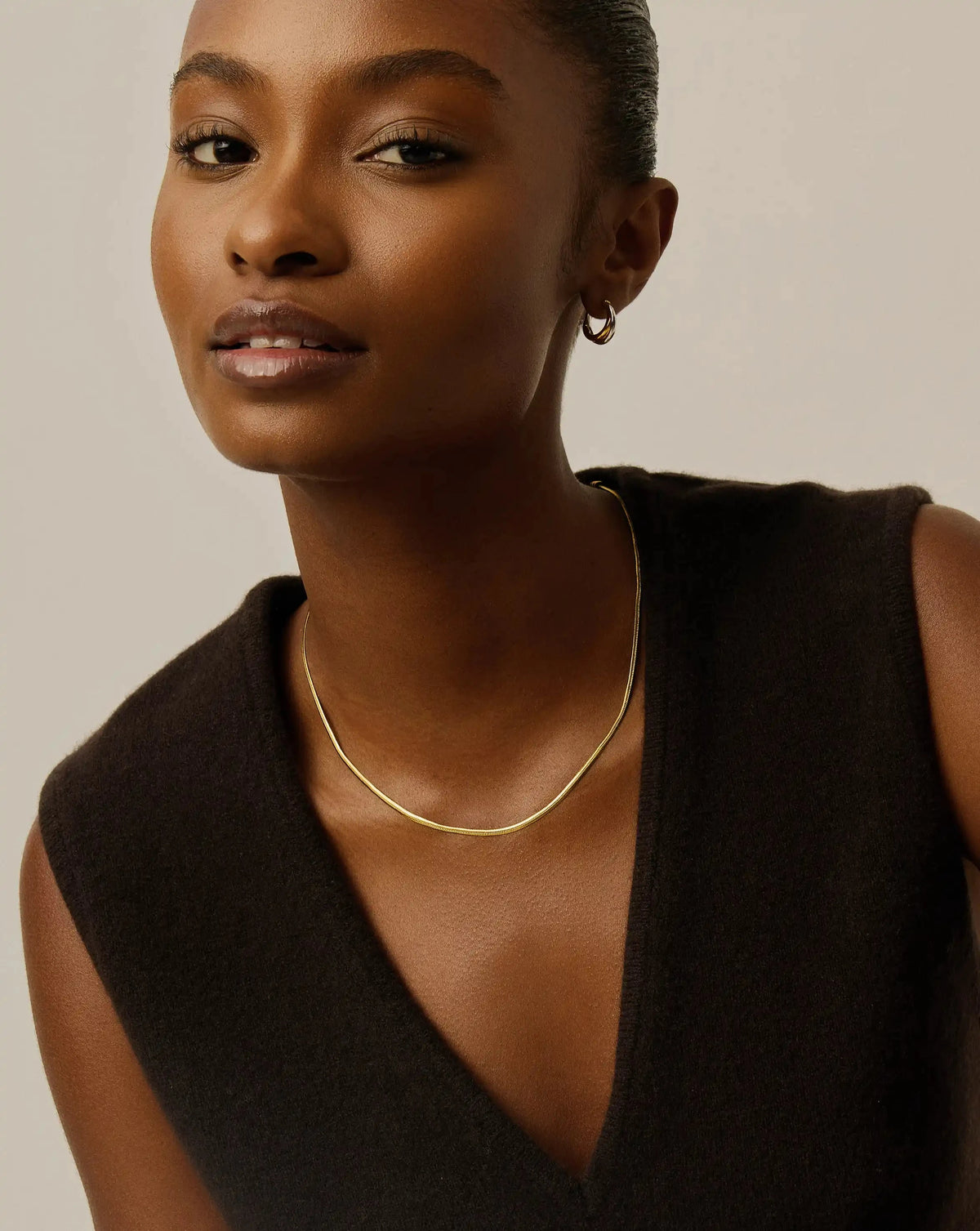 Thin Snake Chain Necklace | 18k Gold Plated Necklaces Missoma 