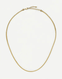 Thin Snake Chain Necklace | 18k Gold Plated Necklaces Missoma 