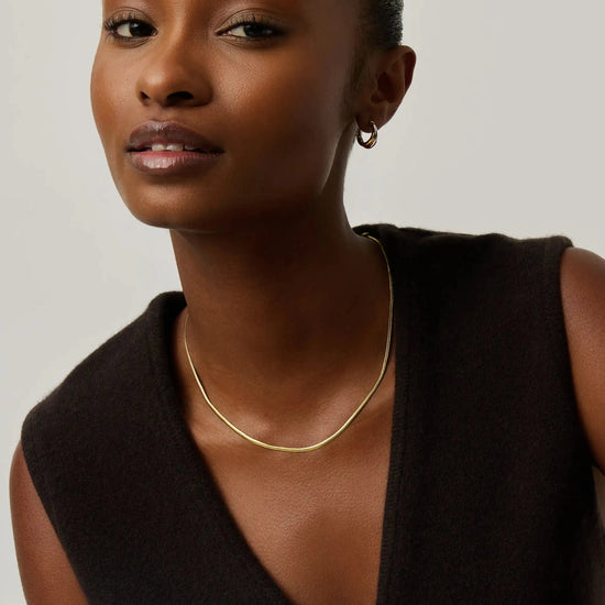 Thin Snake Chain Necklace | 18k Gold Plated Necklaces Missoma 