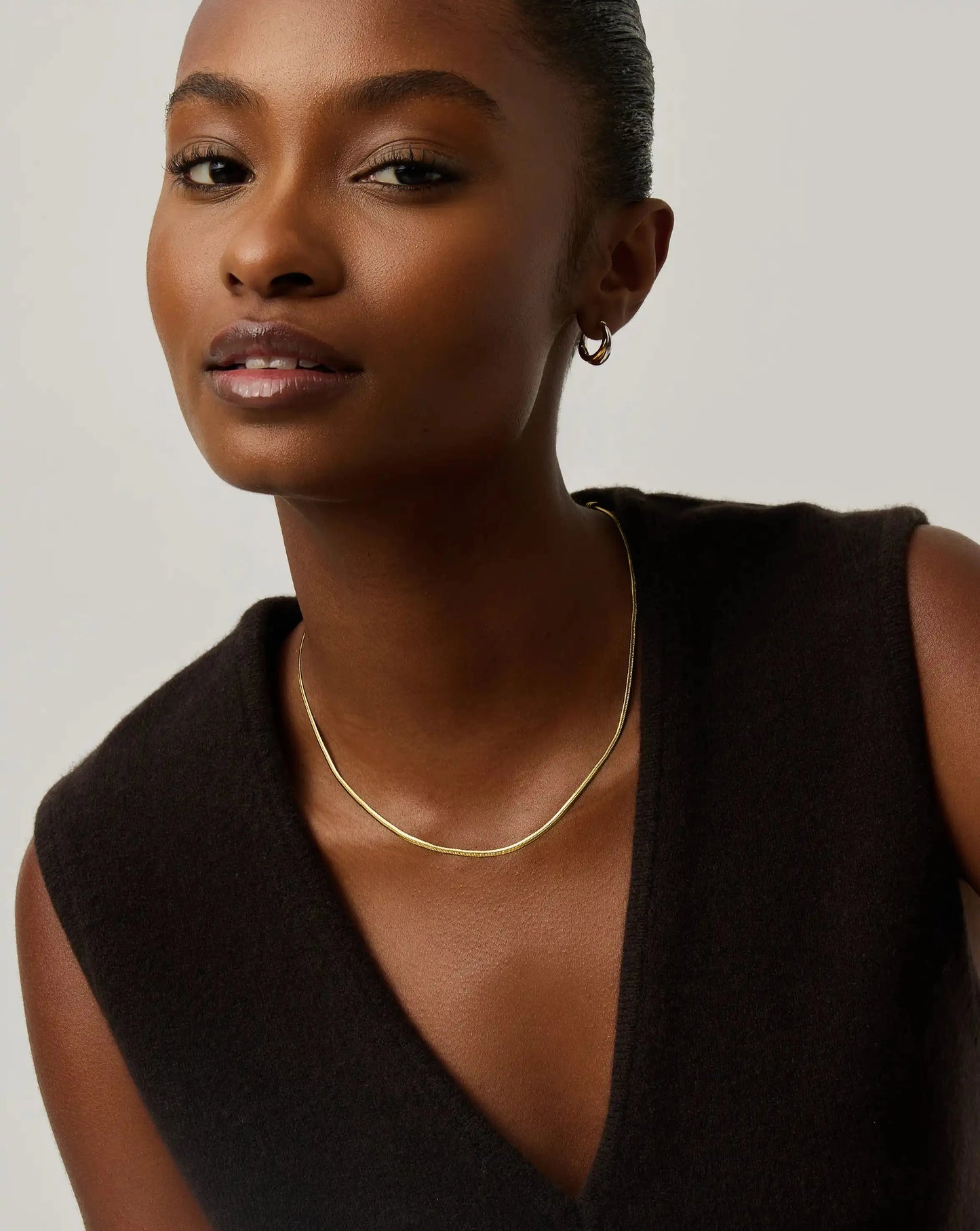 Thin Snake Chain Necklace | 18k Gold Plated Necklaces Missoma 