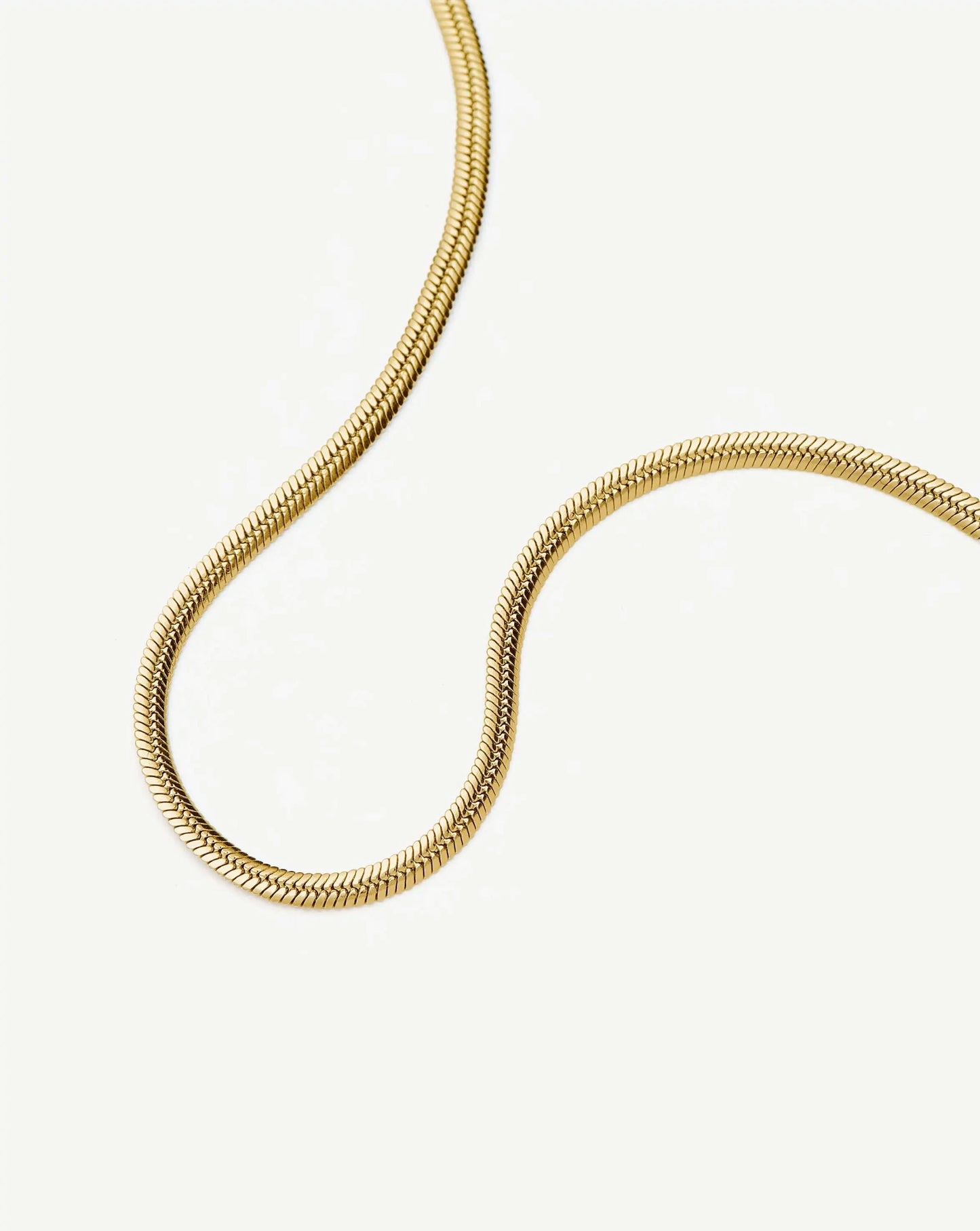 Thin Snake Chain Necklace | 18k Gold Plated Necklaces Missoma 