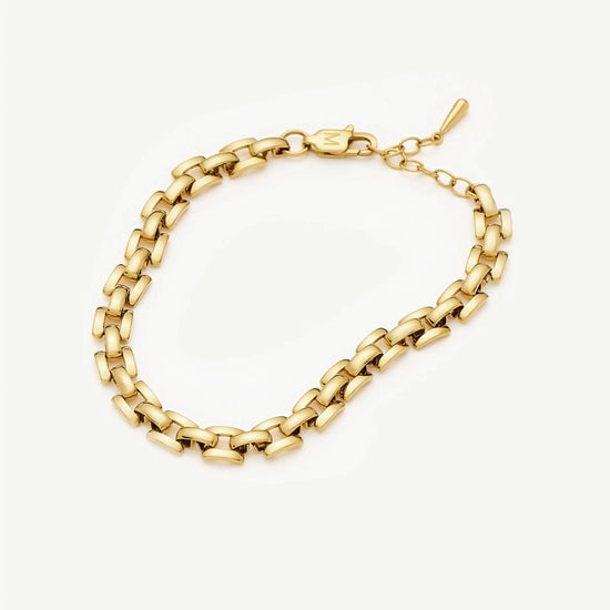 Timepiece Link Chain Bracelet | 18k Gold Plated Bracelets Missoma 