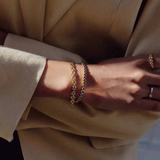 Timepiece Link Chain Bracelet | 18k Gold Plated Bracelets Missoma 