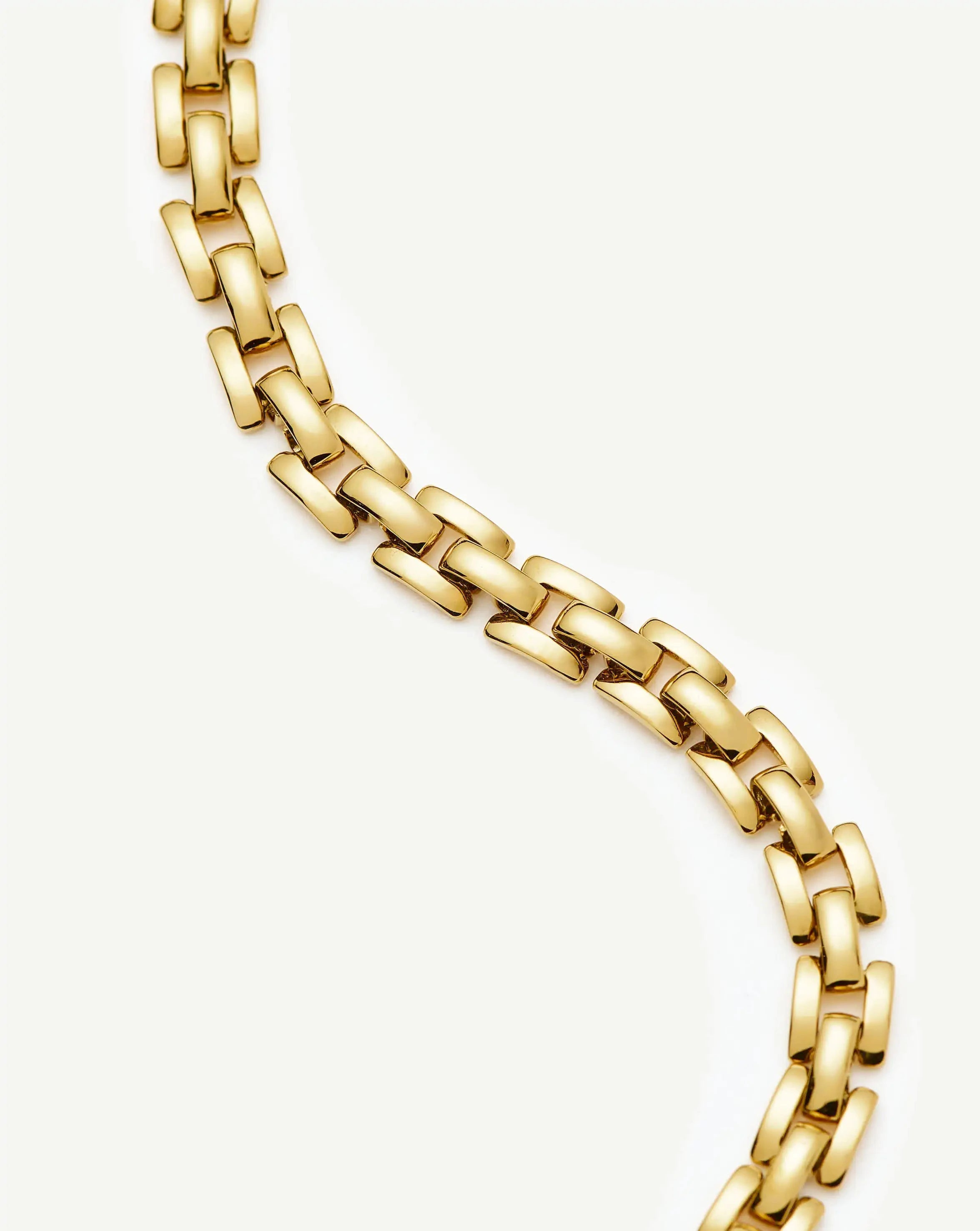Timepiece Link Chain Bracelet | 18k Gold Plated Bracelets Missoma 