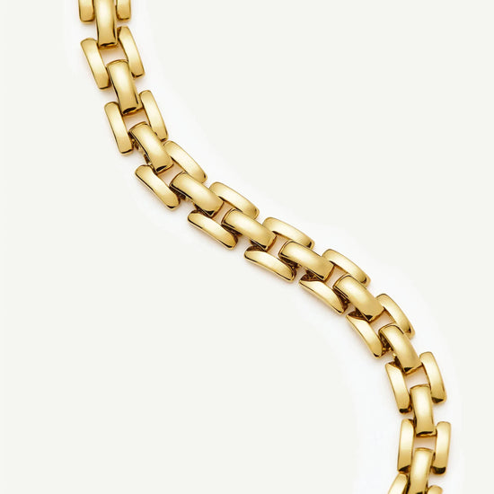 Timepiece Link Chain Bracelet | 18k Gold Plated Bracelets Missoma 