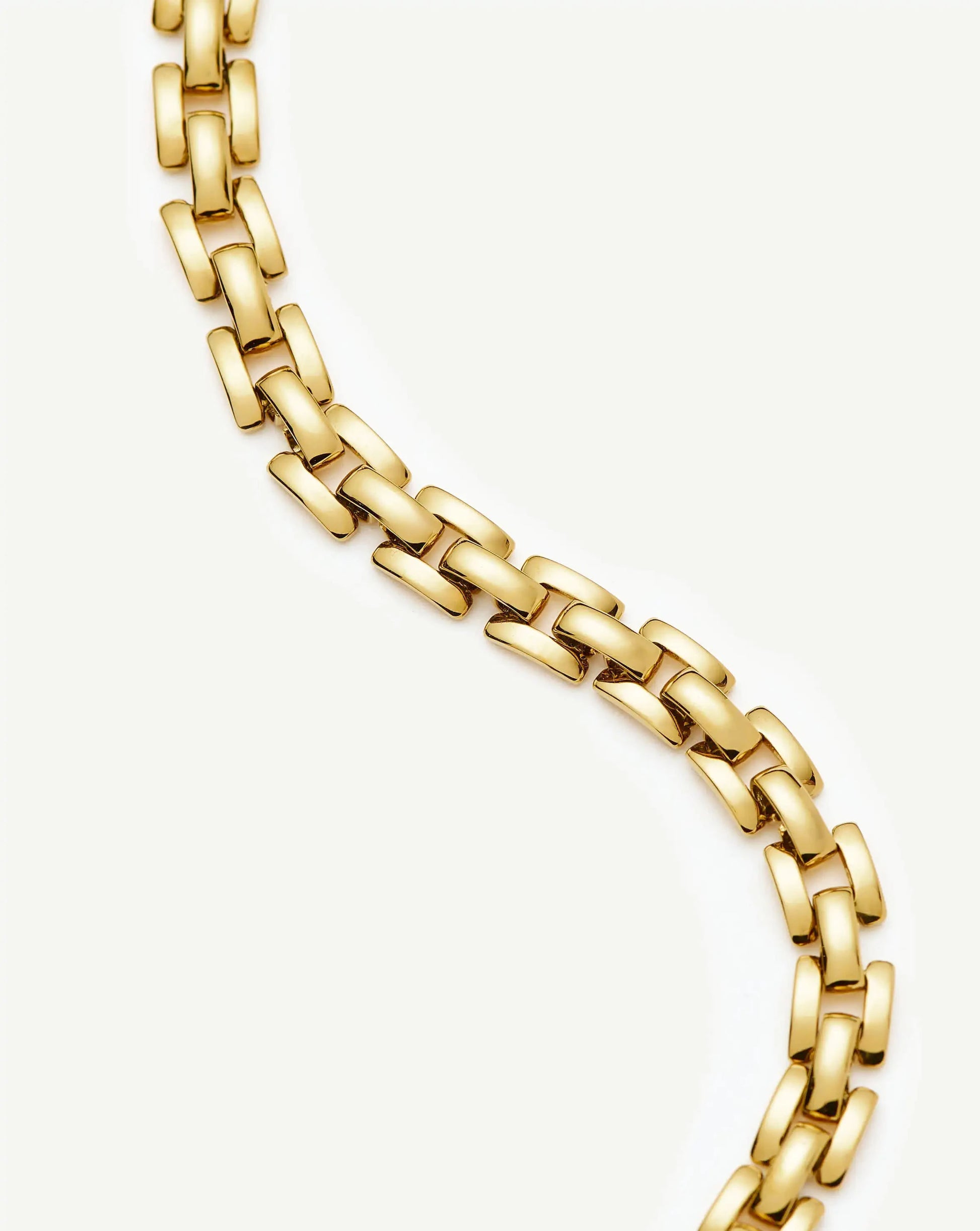 Timepiece Link Chain Bracelet | 18k Gold Plated Bracelets Missoma 